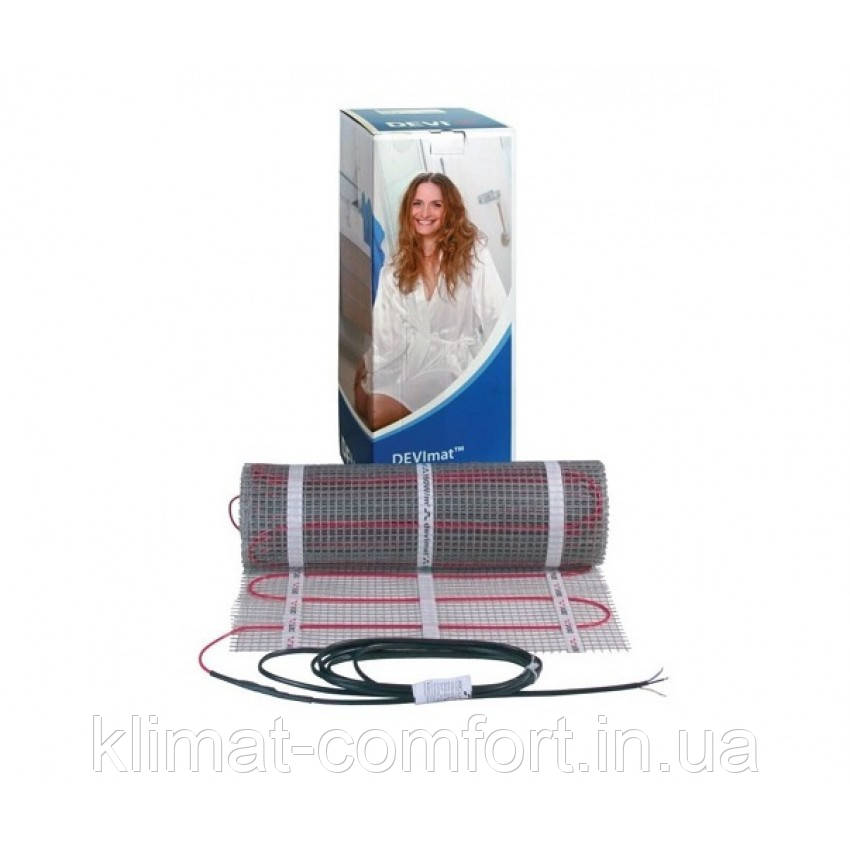 Тепла підлога DEVI Comfort двожильна нагрівальна мата DTIR-150, 206 Вт, 230 V, 1,5 м2, 0,5х3 м (83030564)