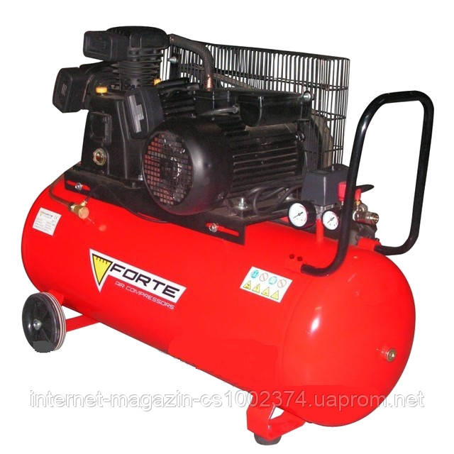 Компресор Forte W-0.5/100 ремінною (3 кВ, 520 л/хв, 100 л)