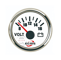 Аналоговый вольтметр Ecms PMV2-WS-8-16 белый