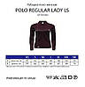 Жіноча футболка-поло JHK POLO REGULAR LADY LS колір темно-сірий меланж (GM), фото 8
