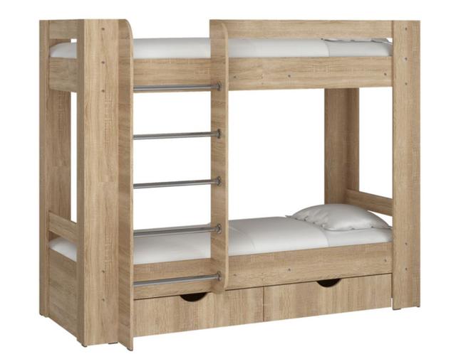 Кровать двухъярусная Дуэт-3 ДСП дуб сонома Кровать двухъярусная Дуэт-3 ДСП дуб сонома