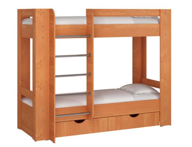 Кровать двухъярусная Дуэт-3 ДСП ольха Кровать двухъярусная Дуэт-3 ДСП ольха