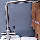 Змішувач для кухні з фільтром із нержавіючої сталі Mixxus Sus 021, фото 4