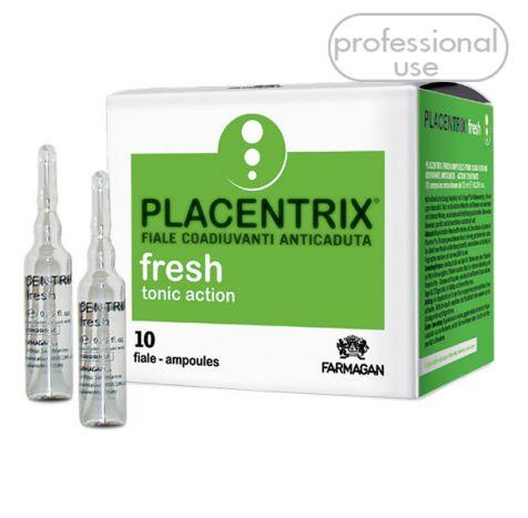 Лосьйон стимулює ріст волосся в ампулах PLACENTRIX FRESH TONIC ACTION, 10x7,5 мл