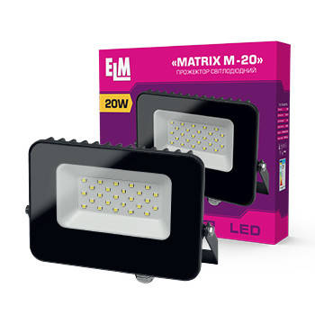 Прожектор світлодіодний ELM Matrix M 20W 6500К IP65 (26-0038.), фото 2