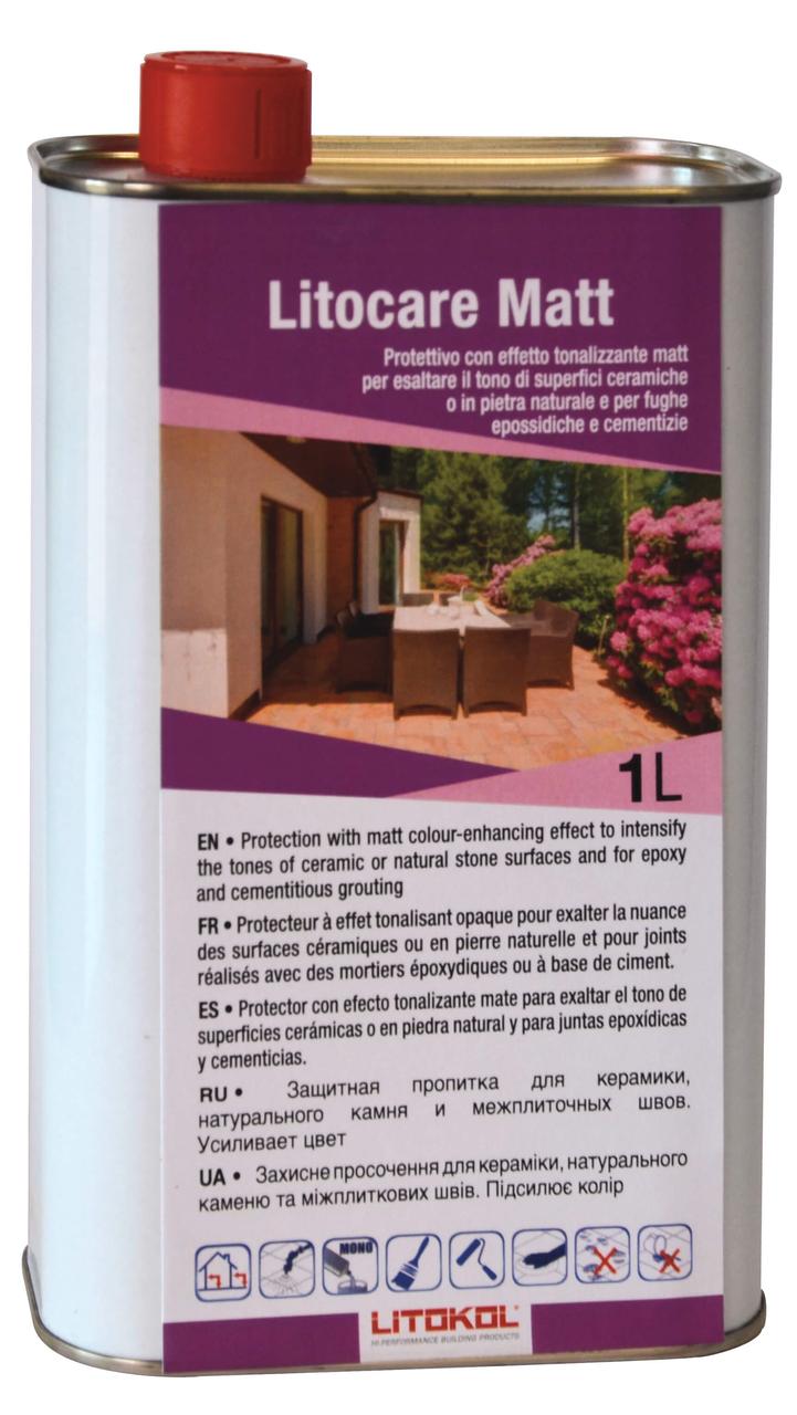 Litokol LITOCARE MATT - Літокол Літокеа Мат - Догляд за каменем і плиткою Litokol Care,1 л