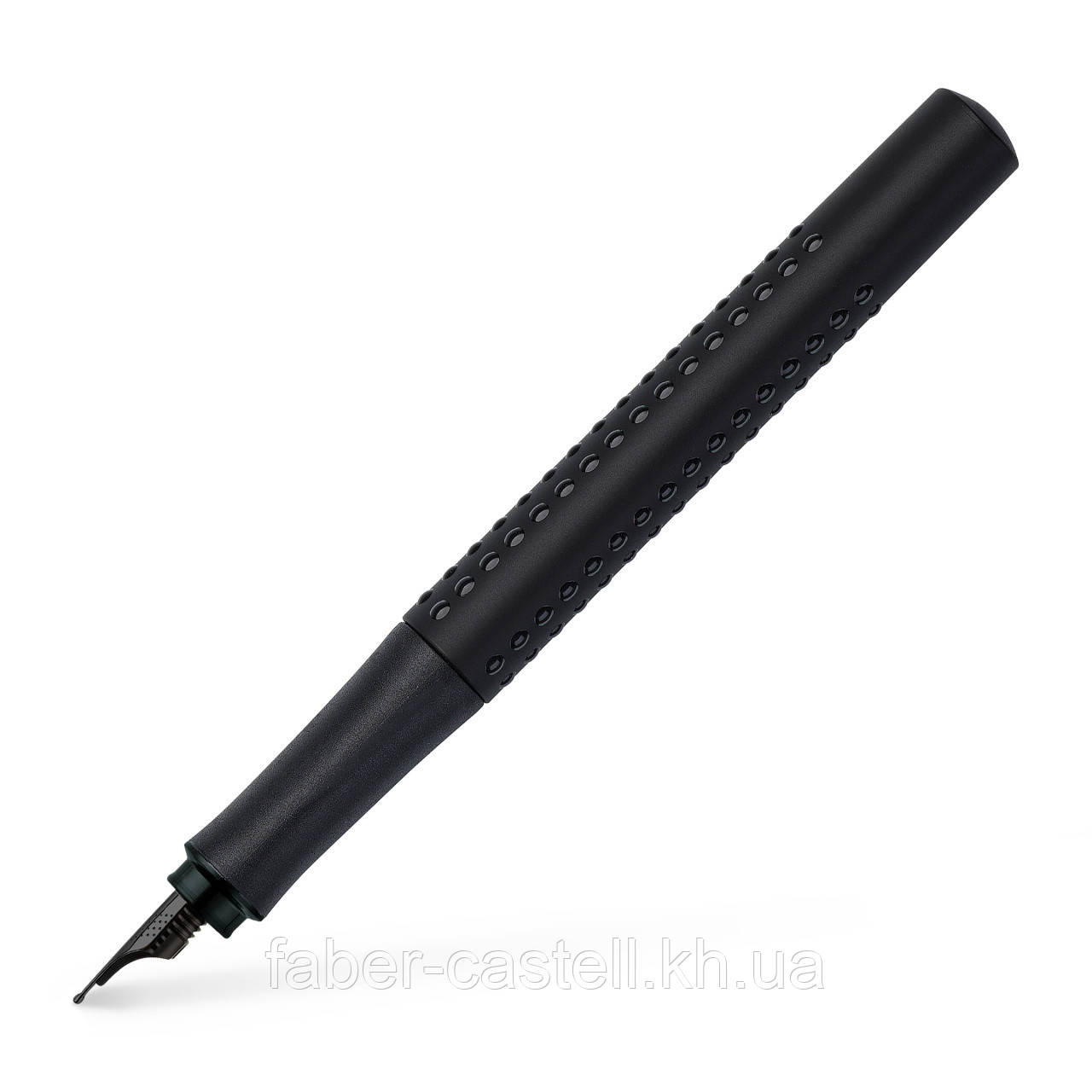 Ручка перова Faber-Castell GRIP Edition корпус чорний, перо чорного кольору M (0,7 мм),, 140960