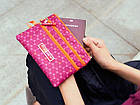 Дорожній гаманець (рожевий в ромбики), фото 6