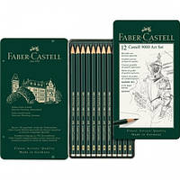 Набор графитовых карандашей Faber Castell CASTELL 9000 12 шт. 2Н-8В (119065)