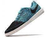 Футзалки Nike Lunar Gato II IC black/blue, фото 3