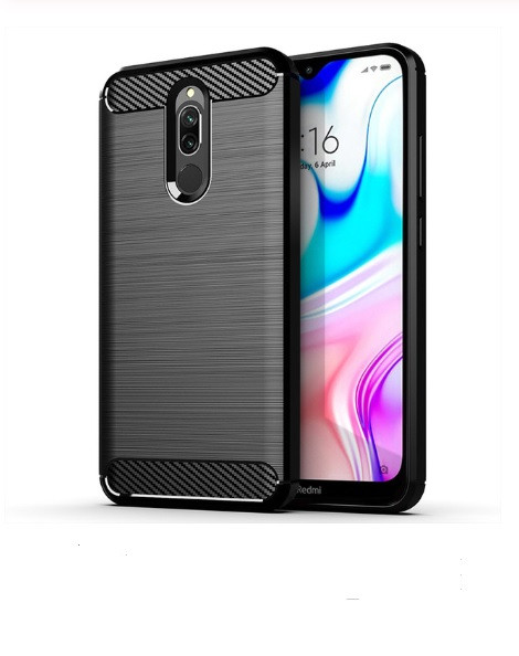 Чохол Carbon для XIaomi Redmi 8 чорний