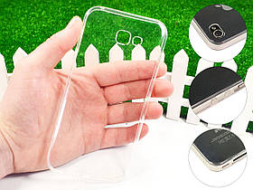 Ультратонкий 1 мм силіконовий чохол для Samsung Galaxy A7 2017 A720f