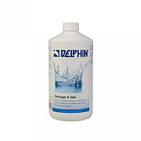 Гель для очистки стен и дна бассейна от жирных загрязнений Delphin Флисан-гель 1 литр (жидкость)