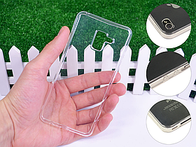 Ультратонкий 1 мм силіконовий чохол для Samsung Galaxy A8 Plus 2018 A730F