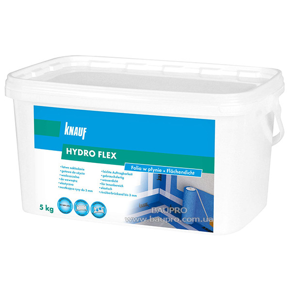 Гідроізоляція KNAUF Hydro Flex (Кнауф Гідро Флекс), 5 кг