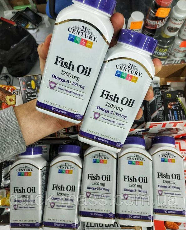 Омега-3 21st Сentury Omega-3 Fish Oil 1200 mg 90caps
