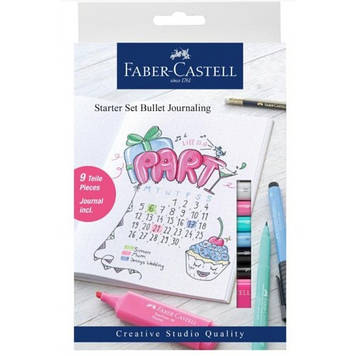 Набір лайнерів Faber Castell 8 шт. + блокнот (267125)