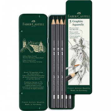 Набор графитных карандашей Faber Castell 5 шт. НВ-8В (117805)