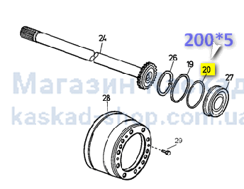 Кільце 200х5 ущільнювальне тетра-815 (273111014724/ 2731102830 68126 933035551), фото 3