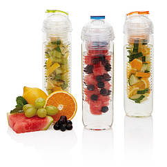 Пляшка для води з контейнером для фруктів (з инфузором) 500 мл