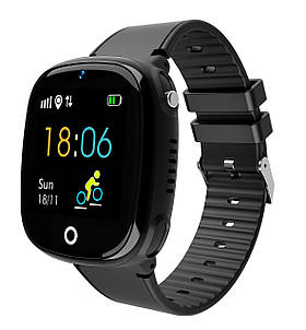 Дитячий смарт-годинник Lemfo HW11 Aqua Plus з камерою та GPS відстеженням (Чорний)
