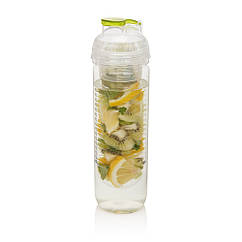 Пляшка для води з контейнером для фруктів (з инфузором) 500 мл Зелений