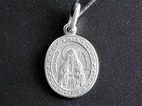 Нательная икона Елизавета Преподобномученица Металл с серебряным покрытием 3х2х0,2 см (05106)