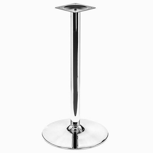 Купить Ножка опора для стола барная высота 110 см хром 55 см основа ...