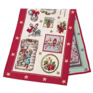 Доріжка новорічна гобеленова, Коляда, 37х100 см, ексклюзивні подарунки, Новорічний текстиль