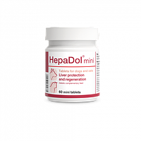 Dolfos(Долфос) HepaDol Mini 60 таб. Комплексная витаминно-минеральная добавка для печени мелких собак и кошек