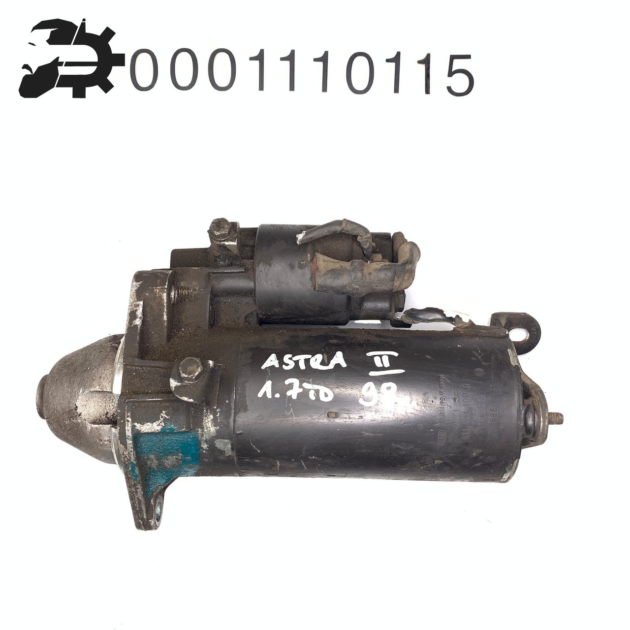 Стартер Опель Вектра А, opel Vectra A 1.7 D 0001110115, 90540586, 90511841