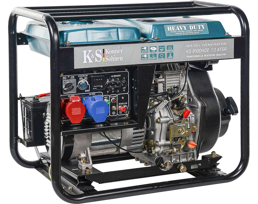 Дизельний генератор Könner & Söhnen KS 8100HDE-1/3 ATSR (6 кВт)