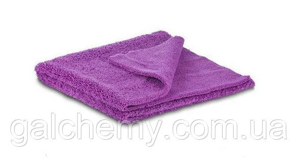 Мікрофіброва серветка для розполірування (фіолетовий) Coral Fleece Towel 40*40 см 350 г/м2, фото 1