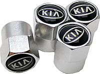 Колпачки на Ниппель Kia (4 шт) Silver