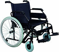 Широкая инвалидная коляска, кресло инвалидное для людей с большим весом, без двинателя (Golfi-14) Golfi