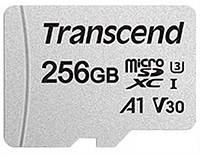 MicroSDXC 256GB UHS-I/U3 Class 10 Transcend 300S A1 R95/W45MB/s 4K + SD-adapter (TS256GUSD300S-A) (код