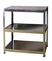 Металевий поличний стелаж 1000х810х510х3 полиці метал