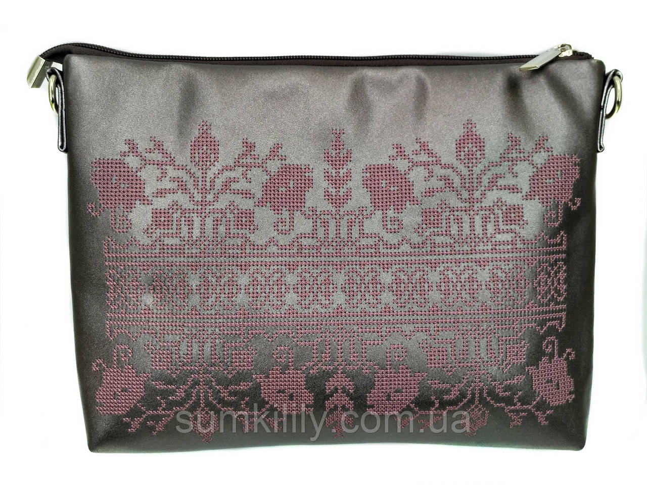 Текстильна сумка з вишивкою Сокаль 17