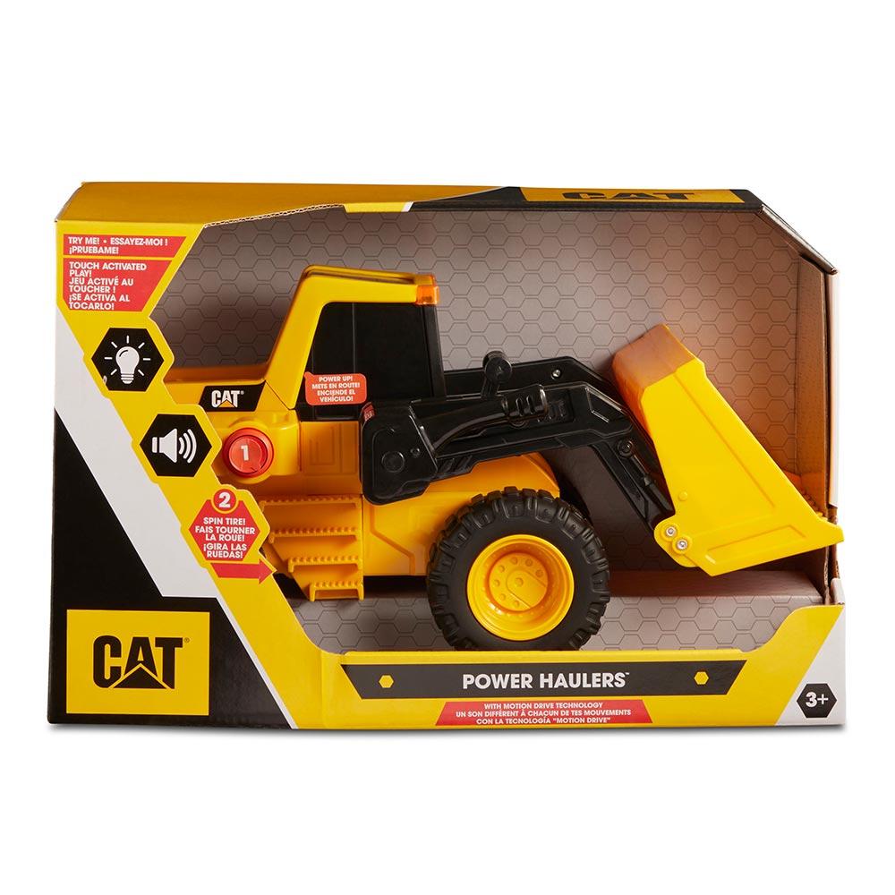 Машинка CAT Потужні машини Колесний навантажувач зі світлом і звуком, 30 cm Funrise CAT 82267