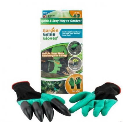 Рукавички з кігтями для саду GARDEN GLOVE, фото 1