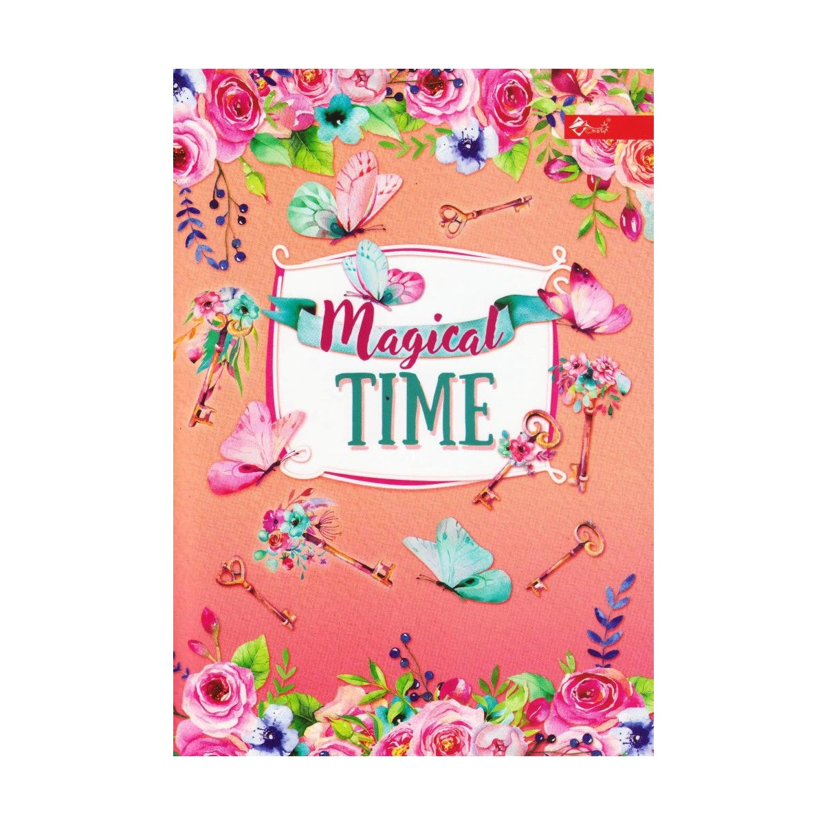 Блокнот А5, 48 аркушів, "Magical time" внутрішній блок - геометрія ЗК-30, фото 1