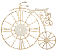 Основа для часов из фанеры 4 мм № 22 Велосипед цирковой 34 х 30 см AS-4571, В-0414