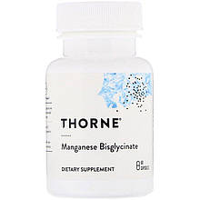 Бісгліцинат марганцю Thorne Research "Manganese Bigglycinate" (60 капсул)