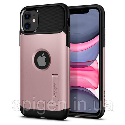 Чохол Spigen для iPhone 11 Slim Armor, Rose Gold, фото 1