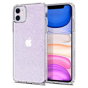 Чохол Spigen для iPhone 11 Liquid Crystal Glitter, Crystal Quartz