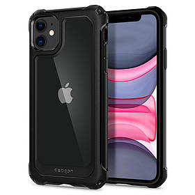 Чохол Spigen для iPhone 11 Gauntlet, Carbon Black