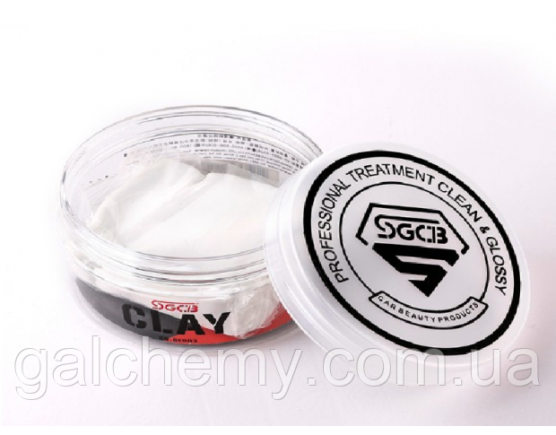 Абразивна полірувальна глина (біла) Detailing Clay (150 г) SGGE011, SGCB