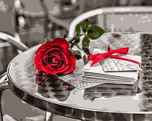 Картина за номерами Червона троянда Фотохуд. Асаф Франк 40х50 см Babylon Turbo