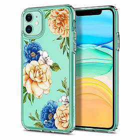 Чохол Spigen для iPhone 11 Ciel, Blue Floral