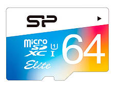 Картка пам'яті Silicon Power 64 GB microSDXC class 10 UHS-I (SP064GBSTXBU1V20)